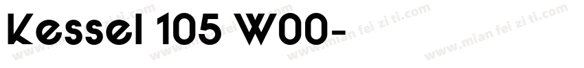 Kessel 105 W00字体转换